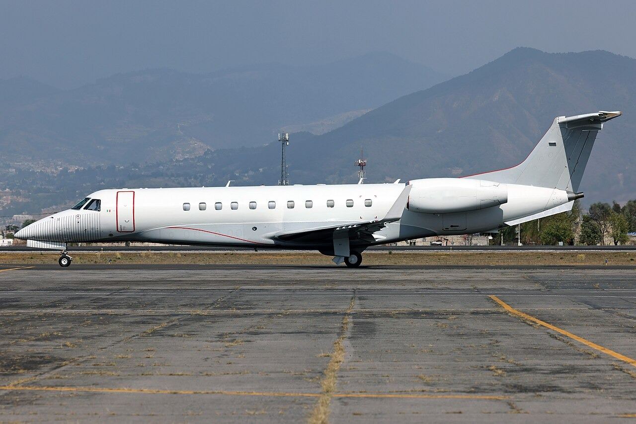 Representative photo of a Legacy 650 — not the aircraft flying this leg