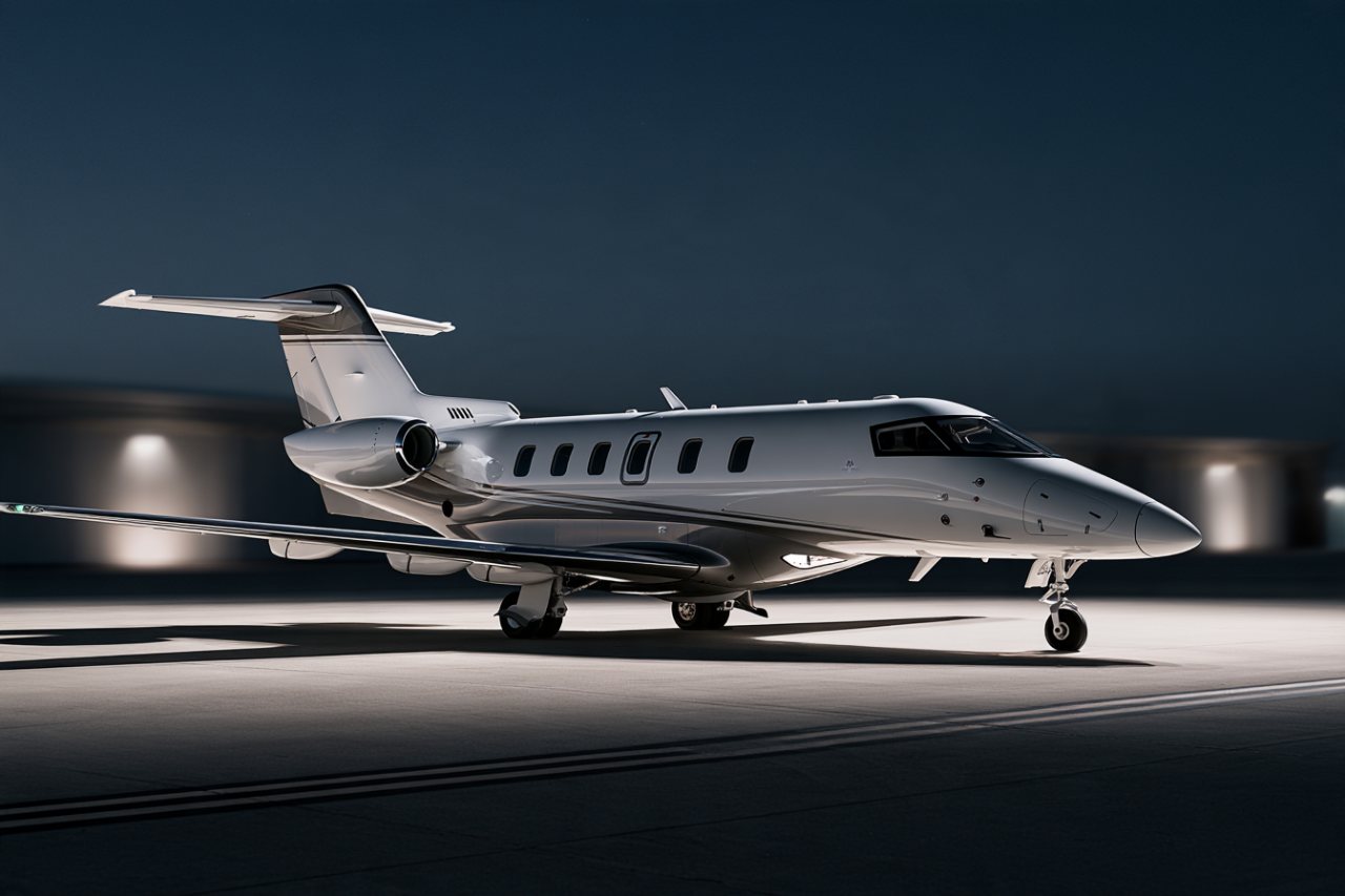 Representative photo of a PC-24 — not the aircraft flying this leg