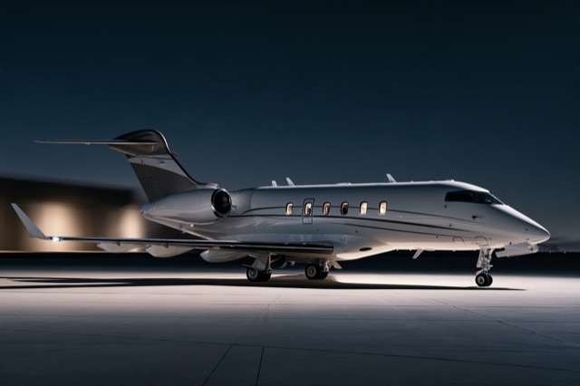 Representative Challenger 300 — not the actual aircraft