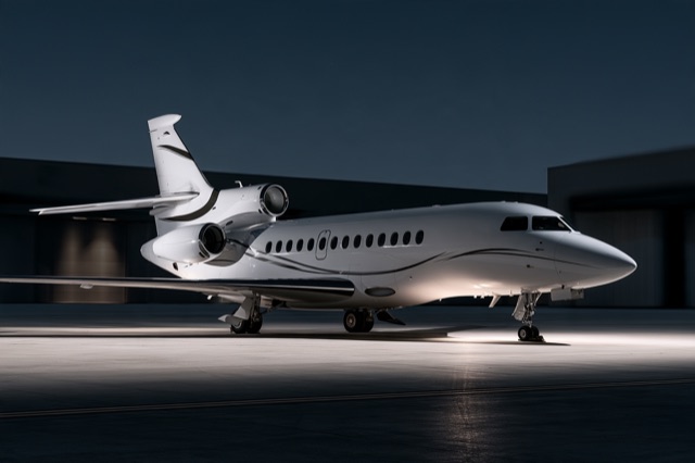 Image: Jettura illustration Representative Falcon 7X — not the actual aircraft