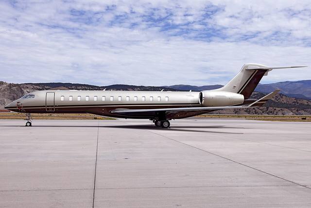 Representative Global 7500 — not the actual aircraft