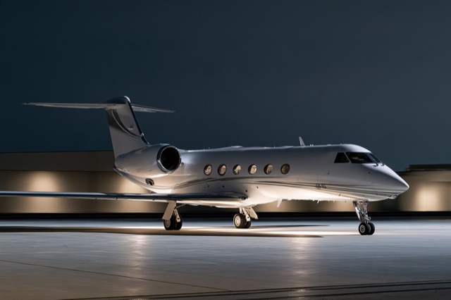Representative G450 — not the actual aircraft