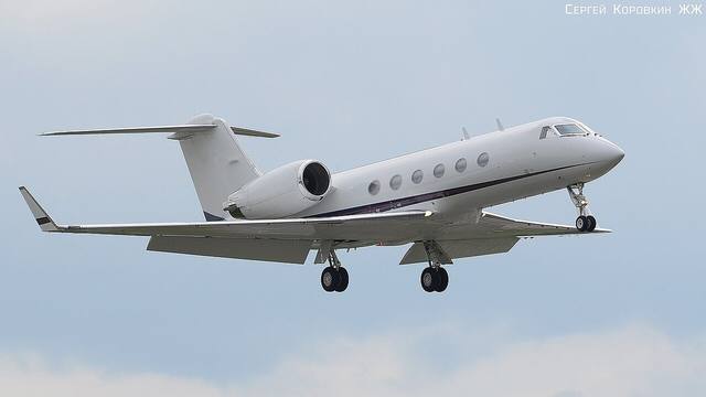 Representative GIV-SP — not the actual aircraft