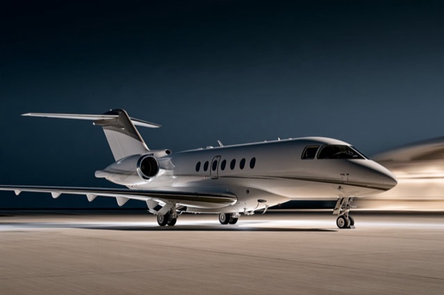 Representative Hawker 4000 — not the actual aircraft