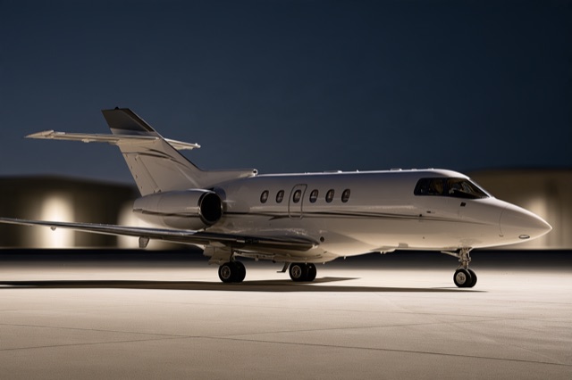 Representative Hawker 800XP — not the actual aircraft