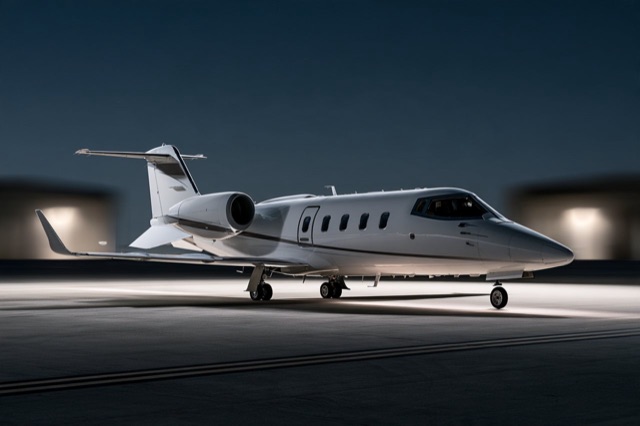 Representative Learjet 60 — not the actual aircraft