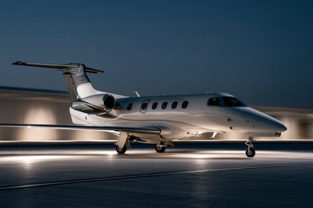 Representative Phenom 300 — not the actual aircraft